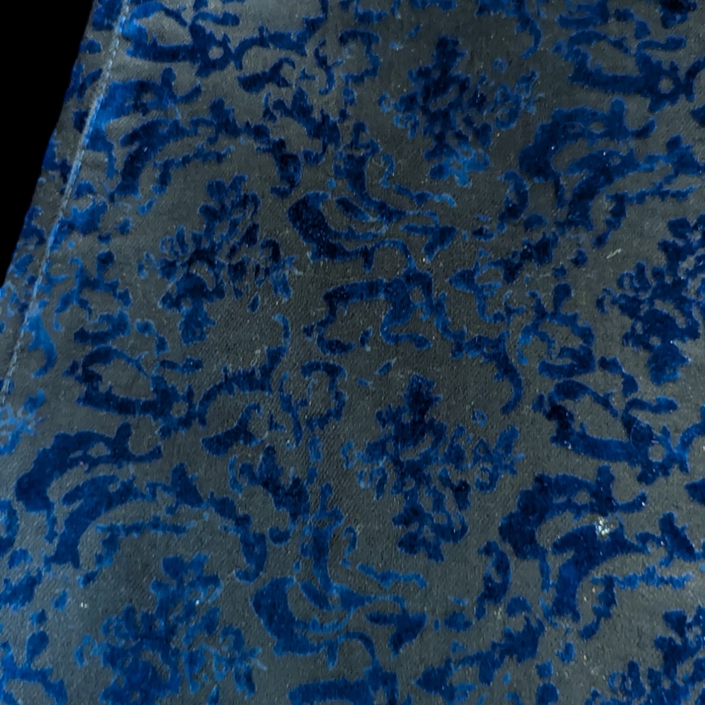 Karlie Velvet Blue Patterned Pants size Small - Picture 3 of 8